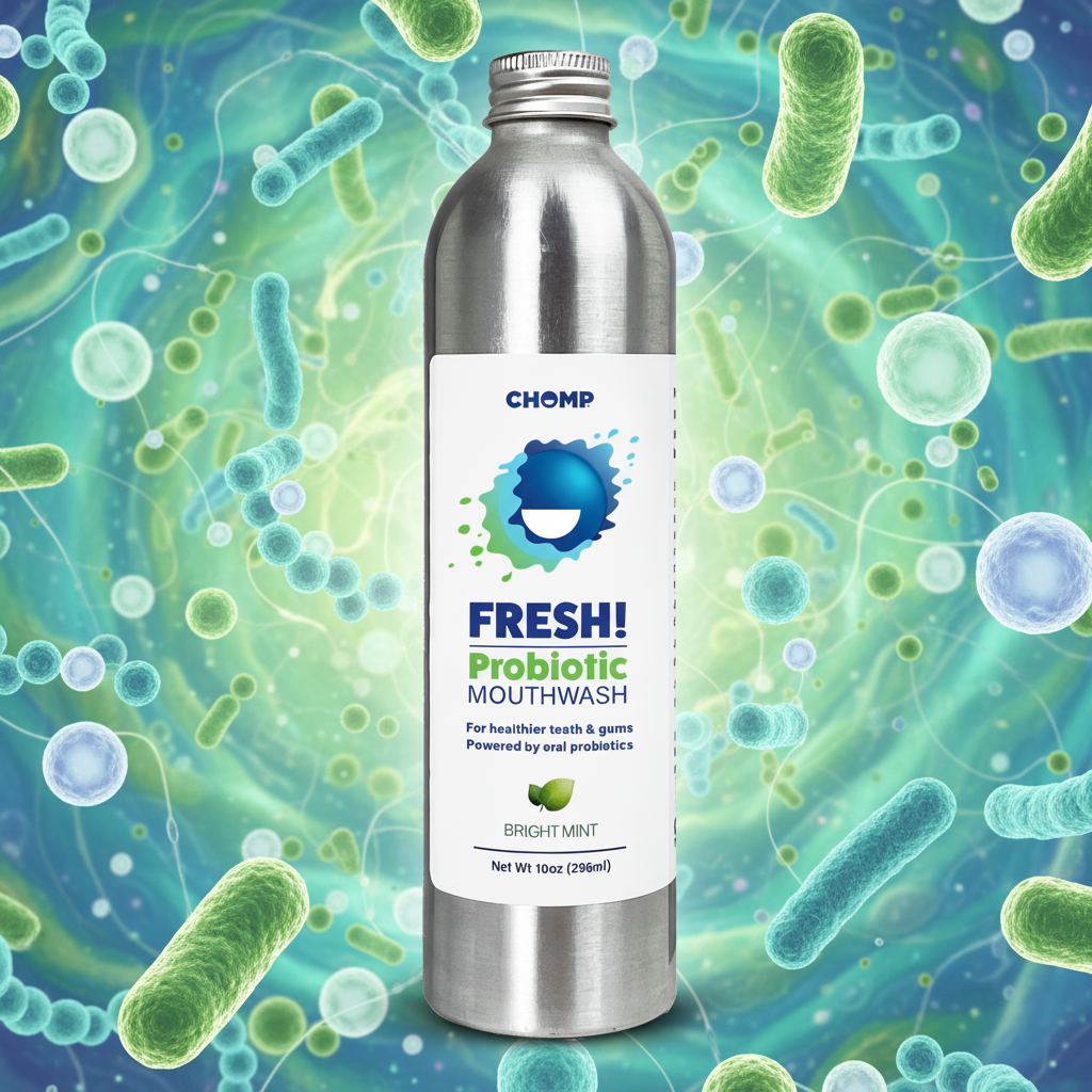 Fresh probiotic mouthwash by Chomp Toothpaste