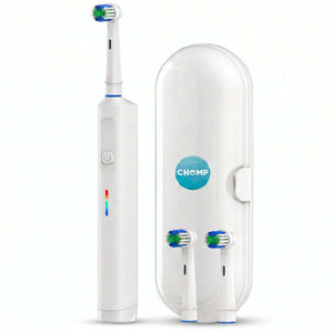 Chomp Electric Toothbrush with 2 heads and travel case