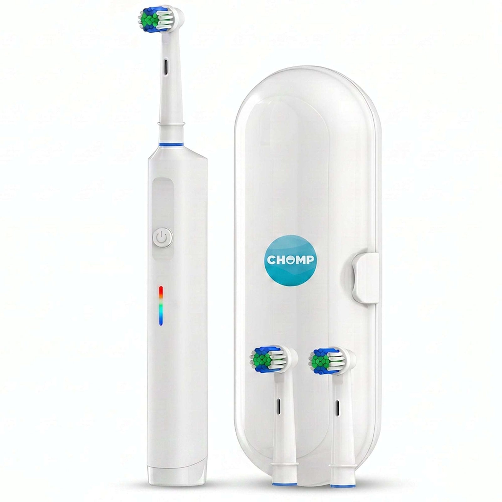 Chomp Electric Toothbrush with 2 heads and travel case