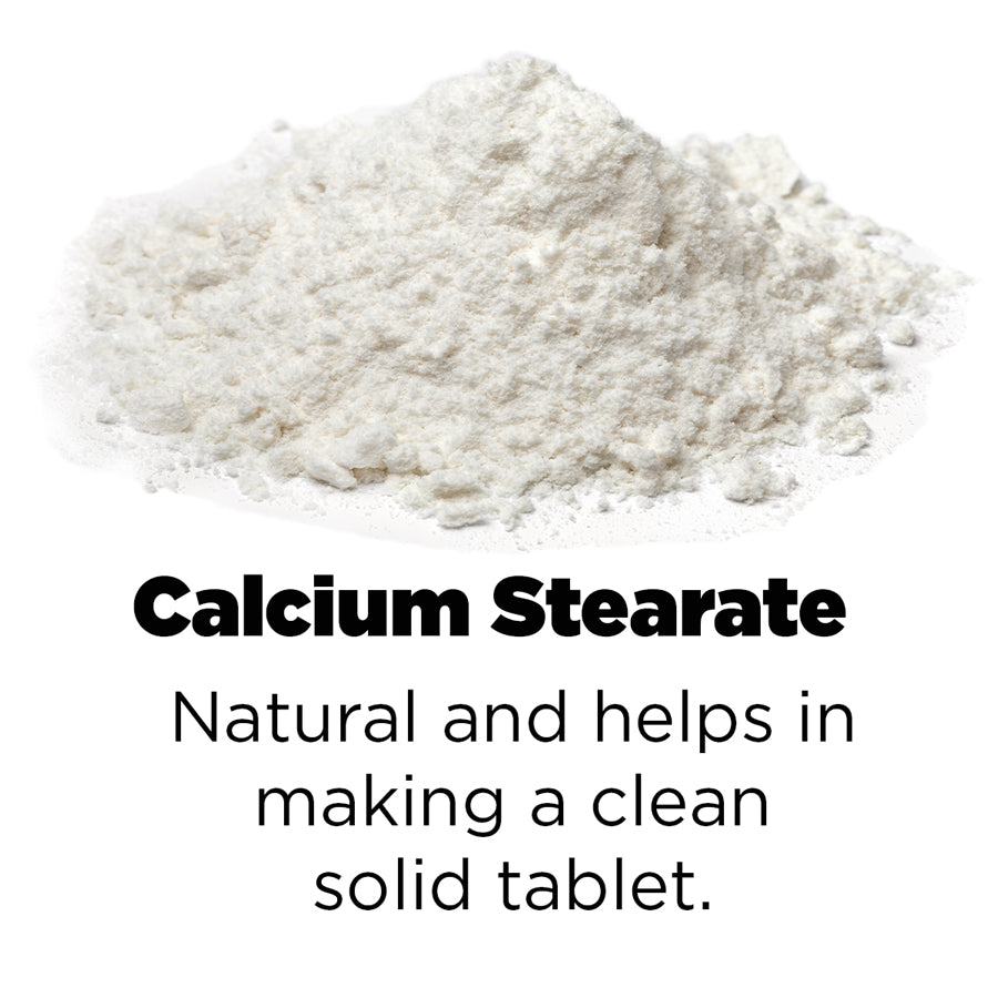 Calcium stearate pile
