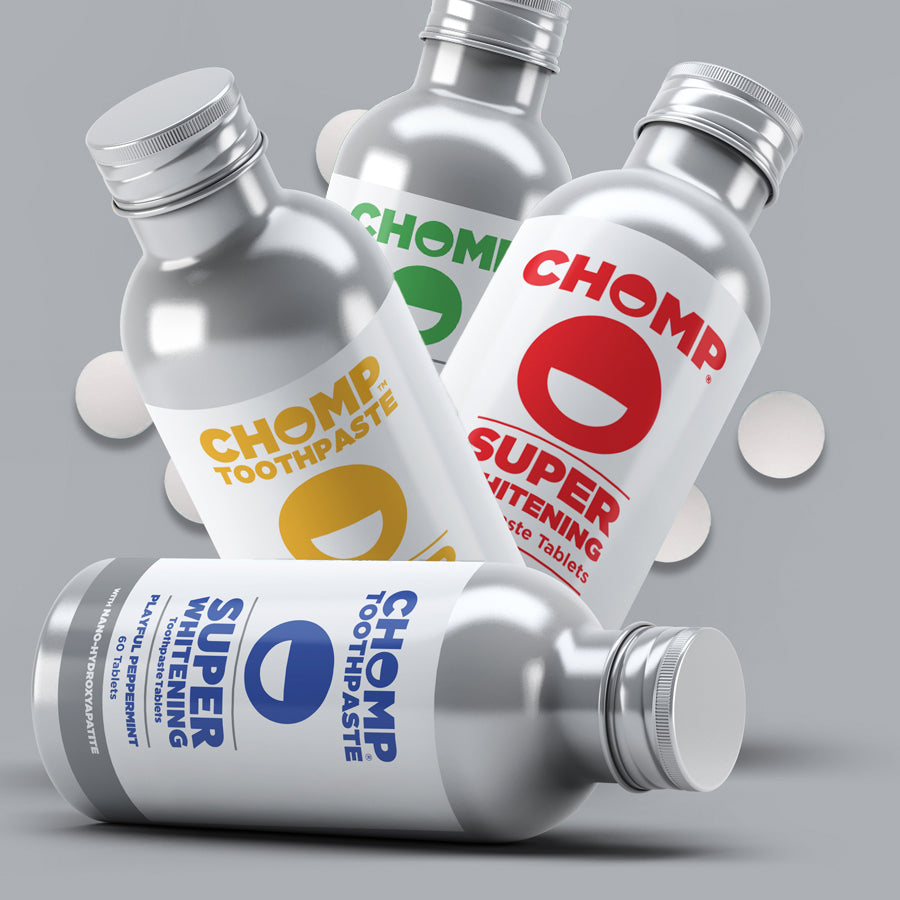 Chomp Nano Hydroxyapatite Toothpaste Tablets