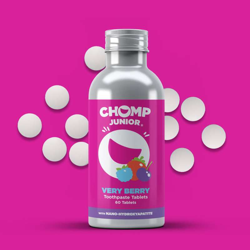 Chomp Junior nano hydroxyapatite Toothpaste Tablets