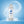Bottle of mouthwash with a blue background