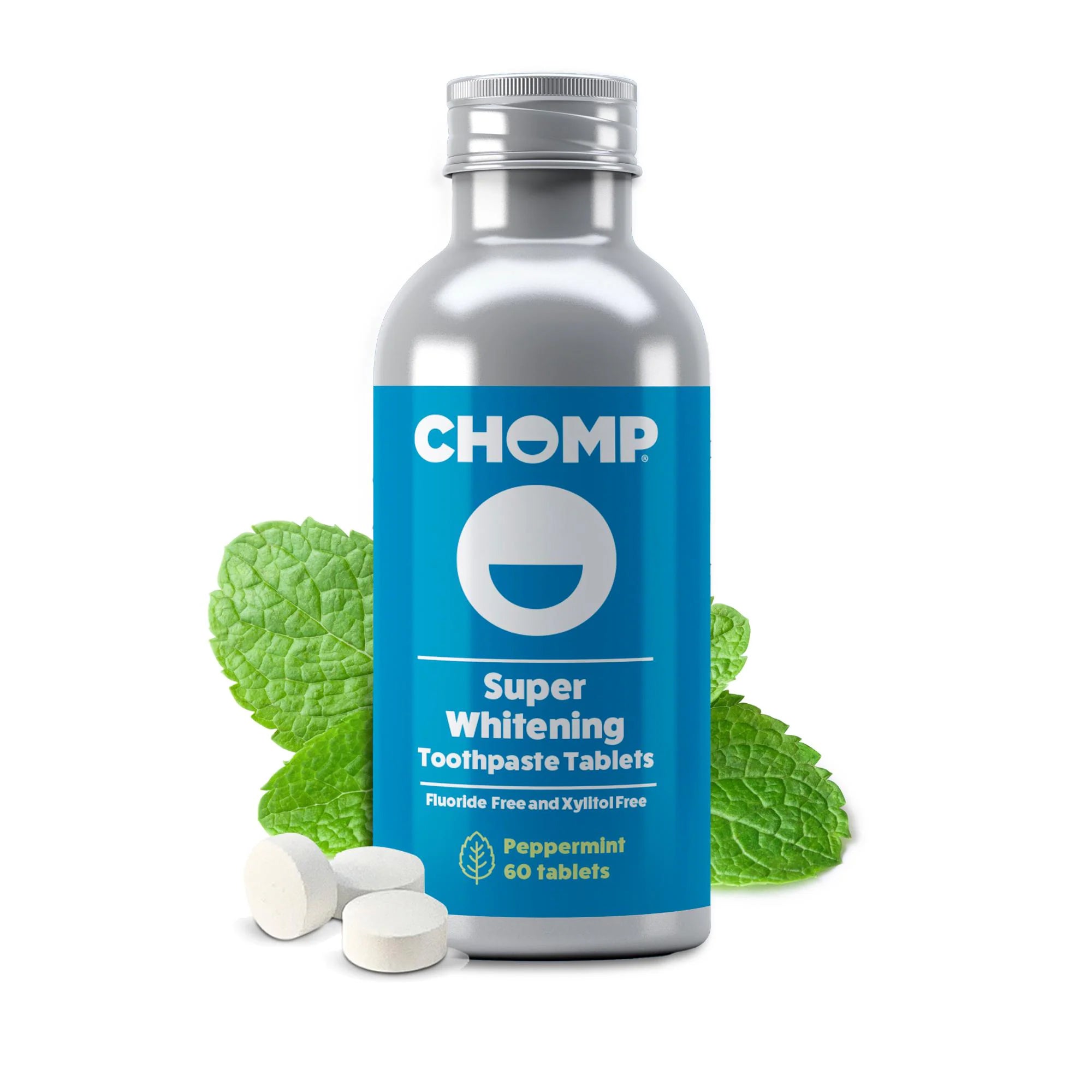 CHOMP Peppermint Toothpaste Tablets
