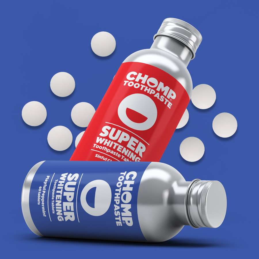 Chomp Super Whitening Toothpaste Tablets