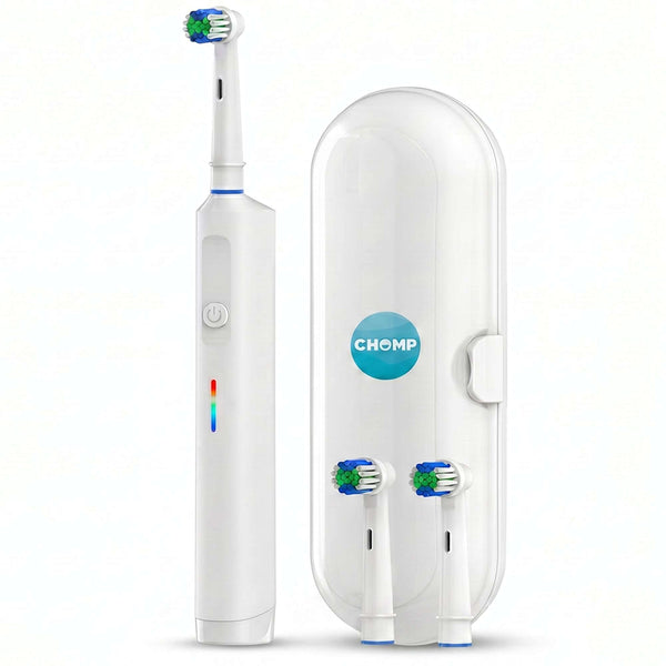 Chomp Electric Toothbrush with 2 heads and travel case