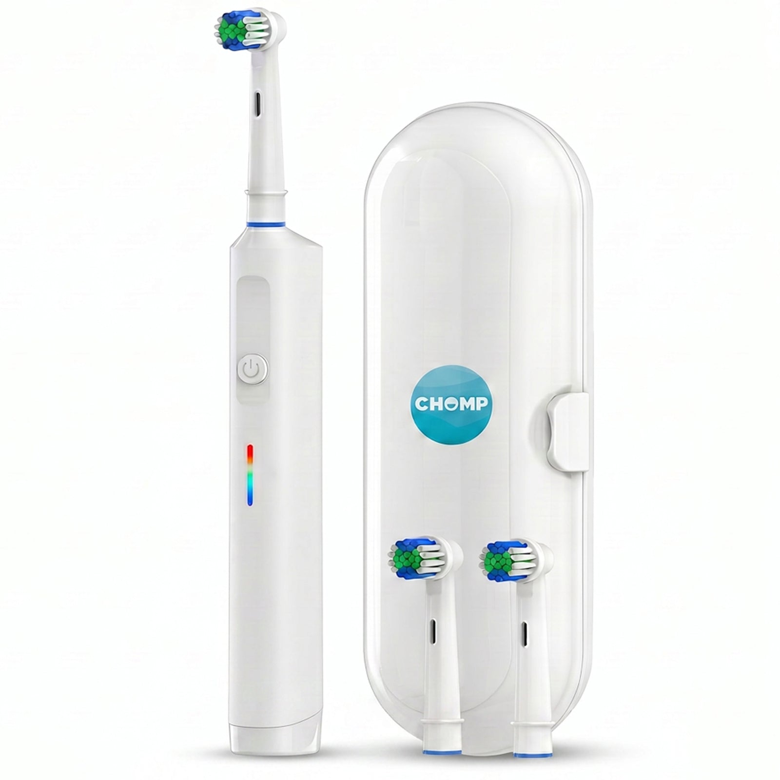 Chomp Electric Toothbrush with 2 heads and travel case