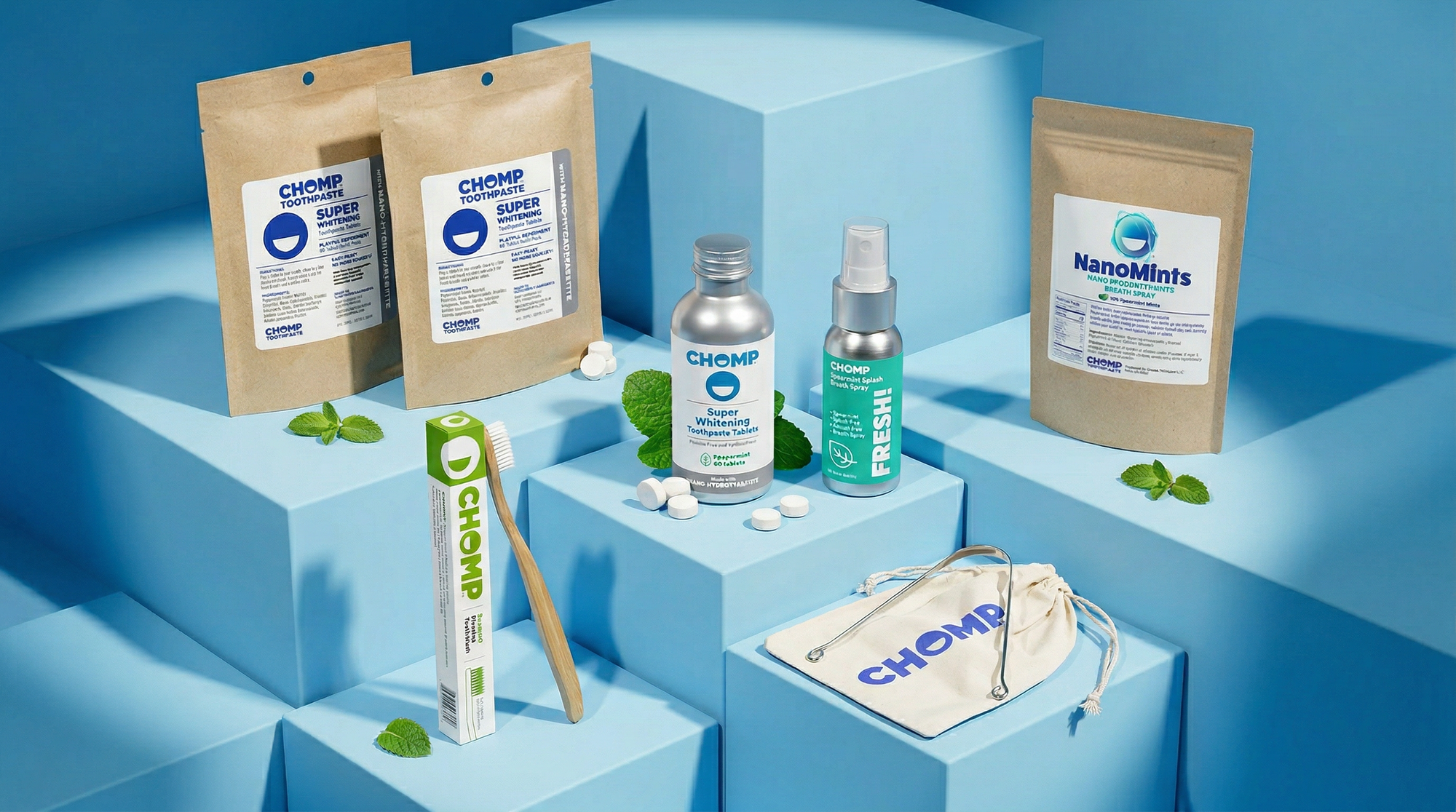 chomp toothpaste product grouping