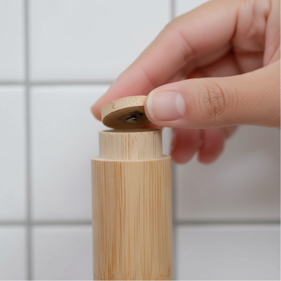Chomp bamboo floss holder