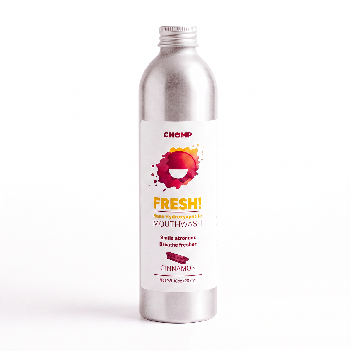 Chomp nano hydroxyapatite cinnamon mouthwash