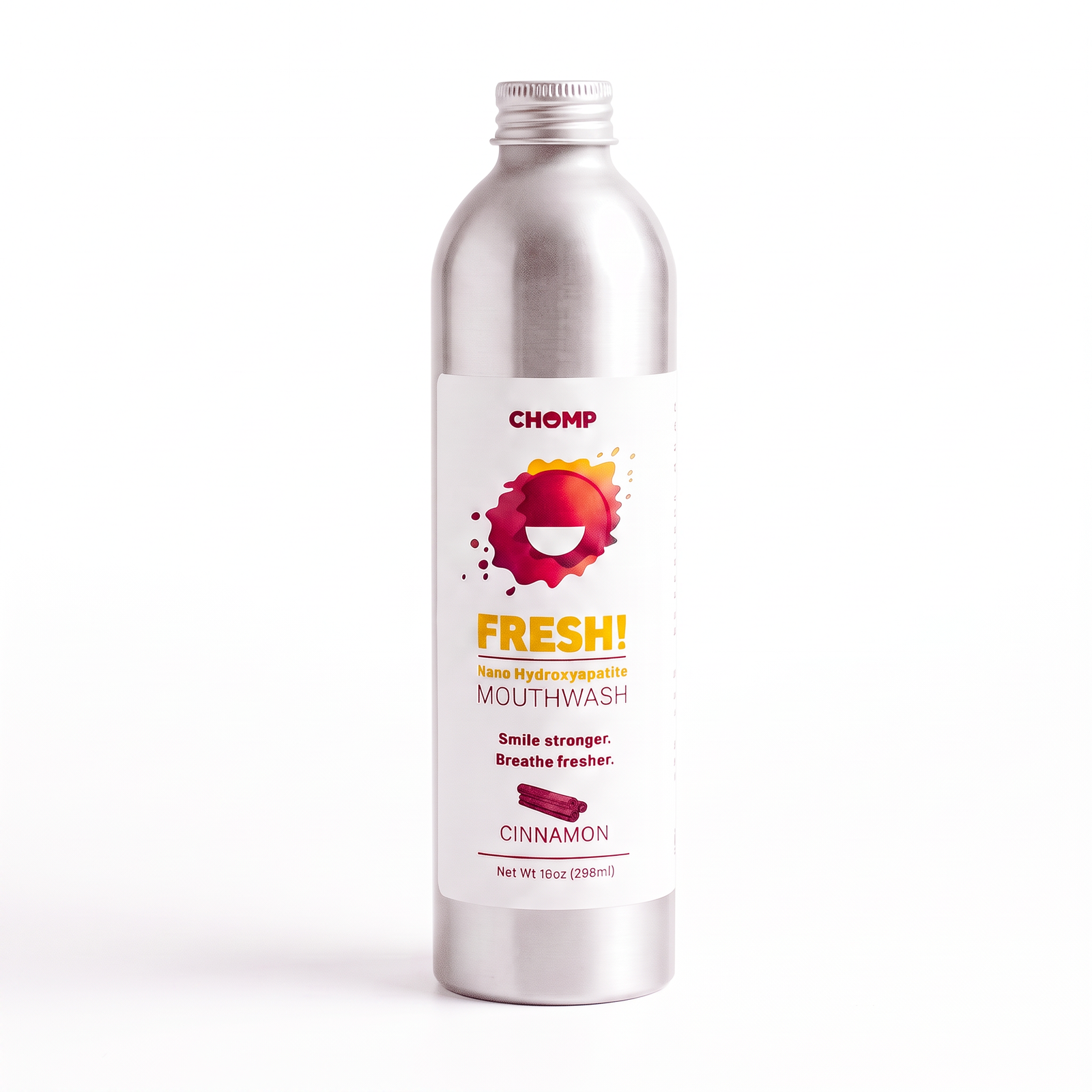 Chomp nano hydroxyapatite cinnamon mouthwash