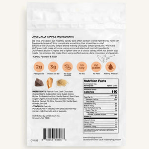Simply Natural Peanut Butter Crispies Bars