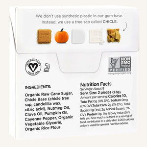Simply gum pumpkin Spice ingredients