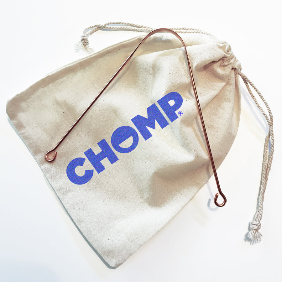 Chomp Toothpaste Copper Tongue Scraper