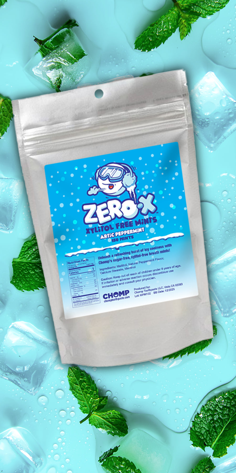 Zero-X Xylitol-free breath mints