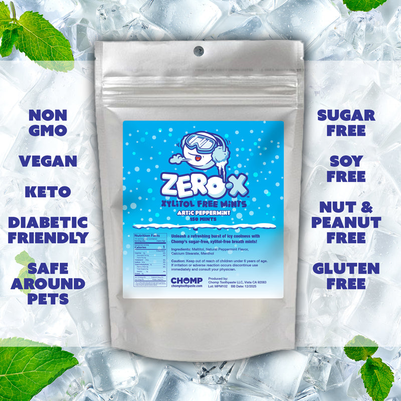 Zero-X Xylitol-free breath mints