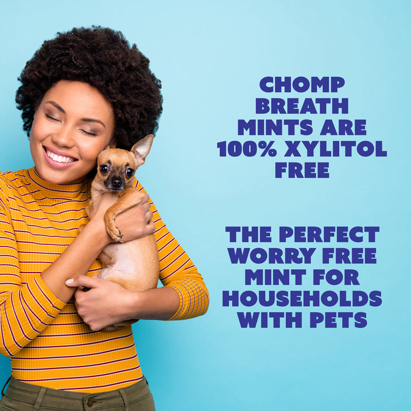 Xylitol free breath mints safe for households with pets