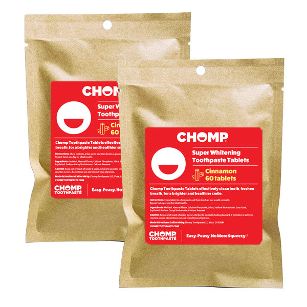 CHOMP Cinnamon Toothpaste Tablets Refill