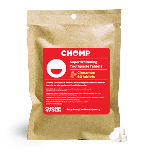 CHOMP Cinnamon Toothpaste Tablets Refill