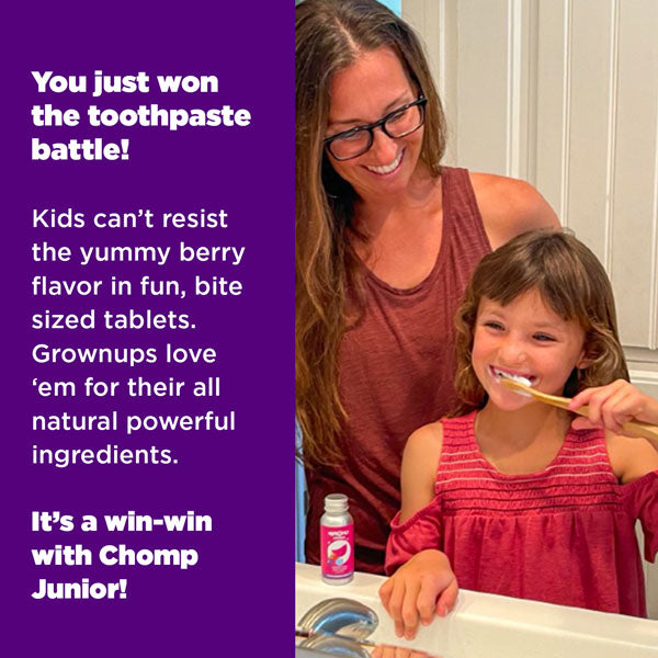 chomp junior toothpaste tablets