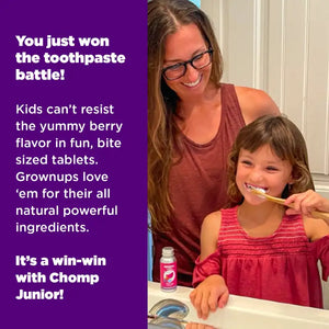 Chomp kids toothpaste with nano hydroxyapatite