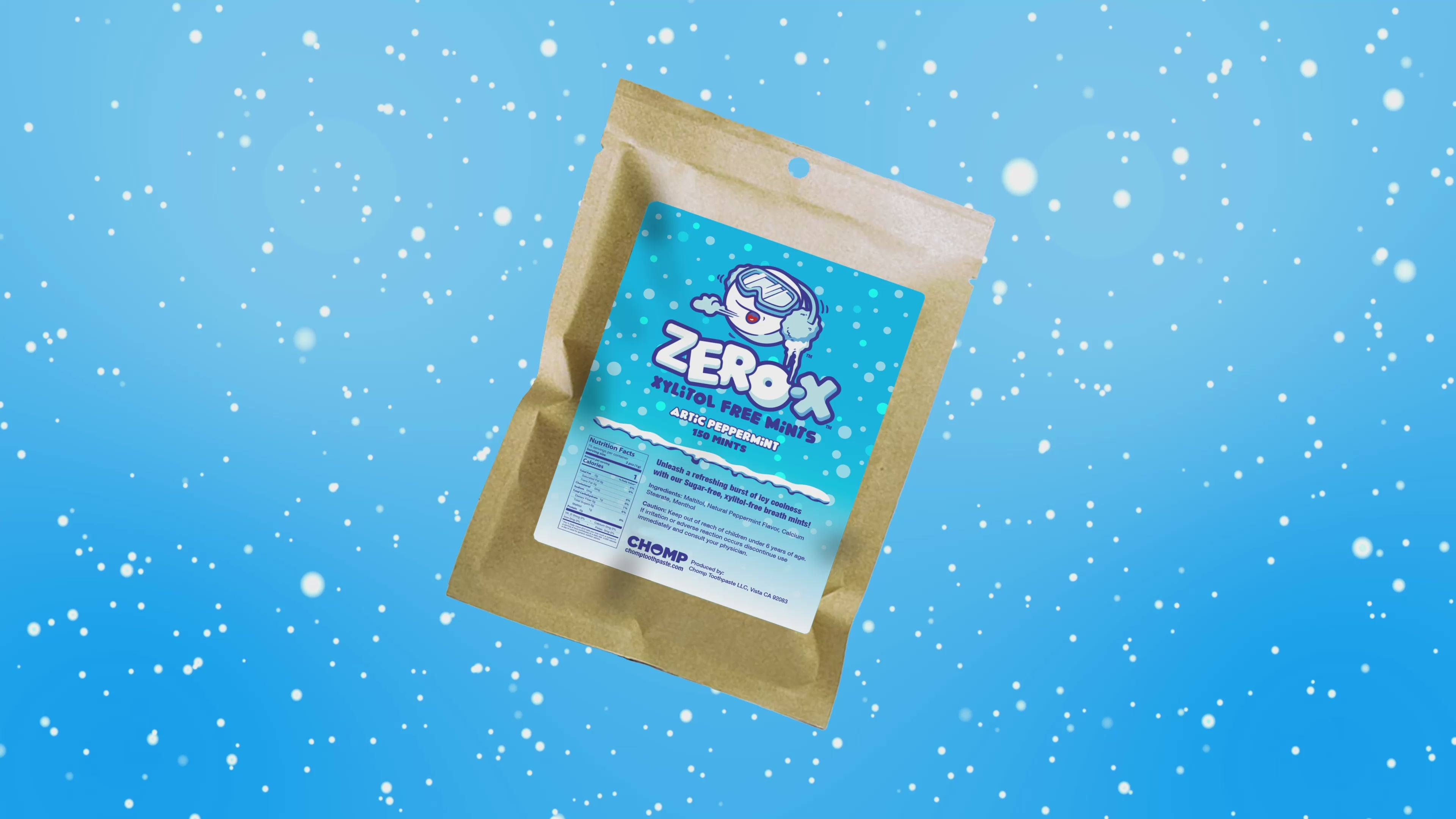 Zero-X Xylitol-free Peppermint Breath Mints Refill – Chomp Toothpaste
